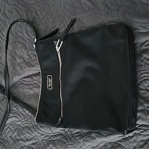 Kate Spade New York Dawn Nylon Flat Crossbody Bag Purse in Black